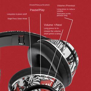 Explosions transfrontalières <span class=keywords><strong>P85</strong></span> pour téléphone portable RPG lumineux coloré Graffiti peint sans fil étanche ANC IPX5 - Product Image 6