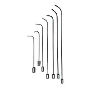 Norelia 7 piezas profesional para Juego de varillas PDR 360 ° giratorio acero blanco herramientas de reparación de abolladuras sin pintura edición 7 equipo de reparación de carrocería - Product Image 1