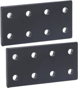 Tùy chỉnh M8 khe cắm hình chữ nhật nhôm tấm phẳng 4040 4080 3030 3060 8080 thẳng tuyến tính Kết nối tấm nhôm chân đế - Product Image 4