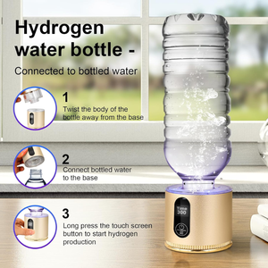 Phyflow bán buôn 2025 mới nhất 8000ppb <span class=keywords><strong>Hydrogen</strong></span> chai nước với LED hiển thị USB sạc 208ml hoạt động <span class=keywords><strong>Hydrogen</strong></span> nhà sản xuất nước - Product Image 4