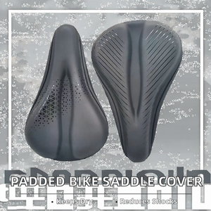 Housse de coussin de siège de moto, housse de siège de vélo de montagne rembourrée en mousse épaisse, simple, absorbant les chocs, confortable, pour le cyclisme - Product Image 3