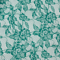Tissu en dentelle de gaze fine 100 % polyester écologique à motif floral réaliste de marque HG pour robe de mariée, maille inférieure entièrement mate