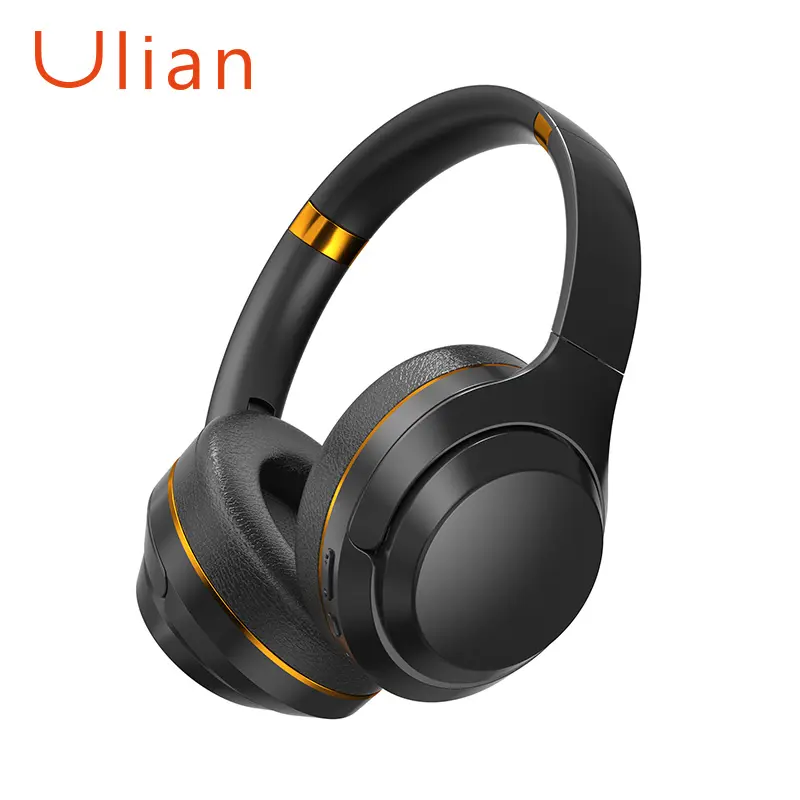 BH20 Customize Logo Casque ANC Earphone Over Ear Active Noise Cancelling Headset Bluetooth Wireless Headphones With Microphone