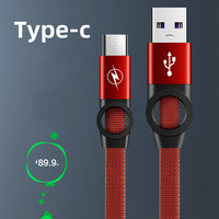 Câble USB 2.0 C vers A 3A 480 MHz, 4 couleurs au choix, USB A vers C, câble de charge USB C plat