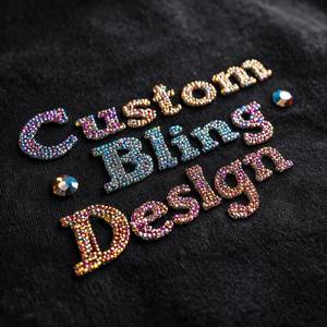 Factory Custom Motifs <strong>Rhinestone</strong> Transfer Bling <strong>Rhinestone</strong> Iron on Transfer <strong>Design</strong> for Clothes - Product Image 3