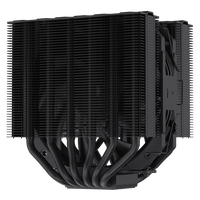 COOLLEO EtianFF135 Noir 6 Caloduc PC Radiateur Ordinateur Radiateur Refroidisseur D'air CPU Refroidissement LGA115X/1200/1700/1851AMD Ryzen AM4/5