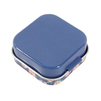 Prix avantageux OEM/ODM Boîte à thé en métal de qualité alimentaire carrée Mini boîte à bonbons Café Snack Emballage en étain