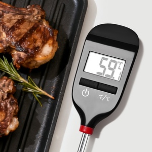 304 Edelstahl ABS-Kunststoff Stiftförmiges Digitales Lebensmittelthermometer LCD-Anzeige Alarm Batteriebetrieben für BBQ Fleisch Haushalt - Product Image 3