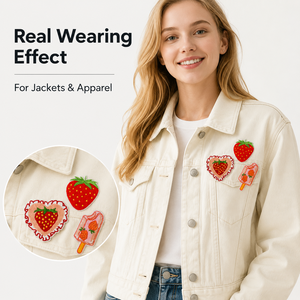 <span class=keywords><strong>En</strong></span> stock : Patch brodé Kawaii, Badge carton de lait rose, Étiquette brodée Ours Gâteau de Luxe pour vestes <span class=keywords><strong>en</strong></span> jean pour enfants, <span class=keywords><strong>en</strong></span> gros - Product Image 5