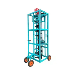 Digging Machinery Hydraulic Mini Earth Auger Pole Erection Machine Auger Bore Pile Foundation Machine
