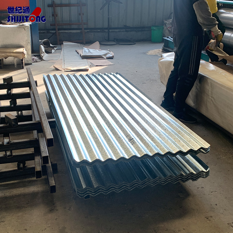 Galvanized color-coated corrugated board