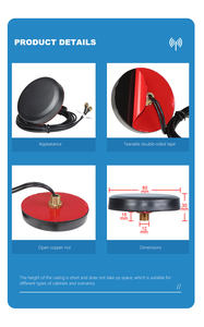 Tùy chỉnh ngoài trời không thấm nước Omni Directional <span class=keywords><strong>GPS</strong></span> + GSM kết hợp ăng-ten 2-trong-1 vít gắn kết GSM 3G LTE 4G <span class=keywords><strong>GPS</strong></span> kết hợp ăng-ten - Product Image 4