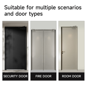 Chiudiporta in Lega di Alluminio Ignifugo, Design Moderno per Porte Scorrevoli in Vetro con Telaio in Alluminio - Product Image 6