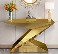 Meubles de salon, ensemble table console et miroir
