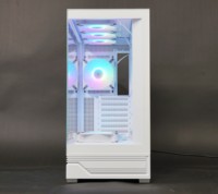 Boîtier de jeu d'ordinateur de la tour Midi JNP-F80W pour Game Gamer
