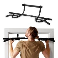 Barre de traction de porte pour usage domestique Portable largeur réglable en acier robuste musculation et musculation