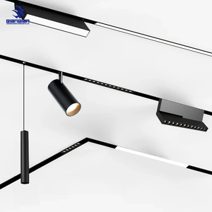 Hiện Đại Thương Mại Thông Minh Tuya 48V 20Mm Thay Đổi Độ Sáng 3Cct 2700K 4000K 6000K Theo Dõi Ánh Sáng Đường Sắt Tuyến Tính LED Từ Theo Dõi Nhẹ Lũ Lụt - Product Image 1