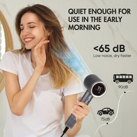 Sèche-cheveux professionnel personnalisé avec logo, sèche-cheveux intelligent AI pour salon, sèche-cheveux à température constante avec capteur