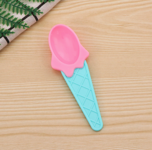 Copos de Plástico Personalizados para Sorvete com Colher, Multicoloridos, Adoráveis, Presente Portátil para o Verão - Product Image 4