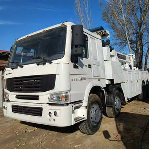 Wrecker Road Recovery Vehicle Flatbed Towing <b>Truck</b> Engine Pump 336HP 10-Speed <b>Transmission</b> for Sale - Product Image 1