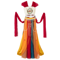 Costume de danse classique chinoise pour femmes adultes, style traditionnel chinois, performance d'opéra Dunhuang Feitian, polyester numérique