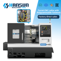 Tour CNC de type tourelle Hansun avec contre-porteuse programmable