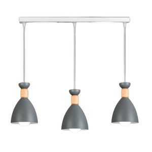 Lampe suspendue à trois têtes de style nordique, LED ronde E27, pour la maison, salle à manger, comptoir de bar, design minimaliste moderne - Product Image 4