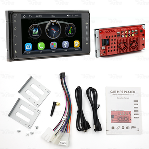 Lecteur multimédia de voiture BQCC 7 pouces MP5 sans fil <span class=keywords><strong>CarPlay</strong></span> Android Mirrorlink, écran de voiture HD BT <span class=keywords><strong>CarPlay</strong></span> pour Toyota Corolla - Product Image 2