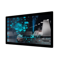 Écran tactile capacitif industriel personnalisé de 10, 15, 15,6 pouces, TFT LCD, vente en gros, cadre ouvert, étanche