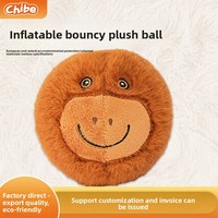 Ballon gonflable en peluche, jouet de décompression, cadeau pour enfants unisexe de 5 à 7 ans et de 8 à 13 ans, emballage en sac en filet, vente en gros