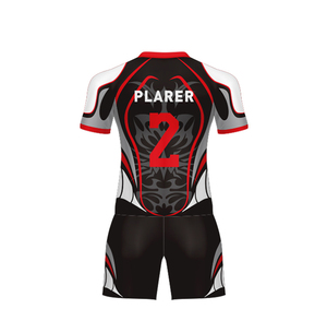 Conjuntos <span class=keywords><strong>de</strong></span> Uniformes <span class=keywords><strong>de</strong></span> <span class=keywords><strong>Rugby</strong></span> Transpirables con MOQ Bajo y Precio Económico, Camisetas <span class=keywords><strong>de</strong></span> <span class=keywords><strong>Rugby</strong></span> Profesionales para Entrenamiento y Partidos, 100% Poliéster - Product Image 3