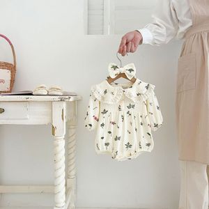 Детский хлопковый комбинезон с цветочным принтом - Product Image 2