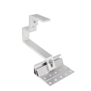 Système de montage solaire moderne de haute qualité pour toiture à tuiles plates, crochet pour l'installation sur toiture en ardoise, résistance au vent 60 m/s, neige, vente en gros usine - Product Image 1