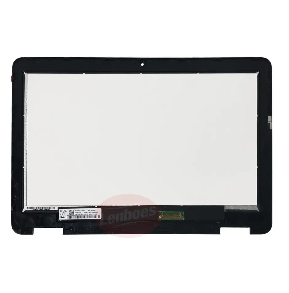 Layar Laptop 9MH3J tanpa EMR, rakitan Digitizer sentuh LCD 11.6 "40 Pin untuk Dell Chromebook 11 3100 2in 1 P30T 45GHC