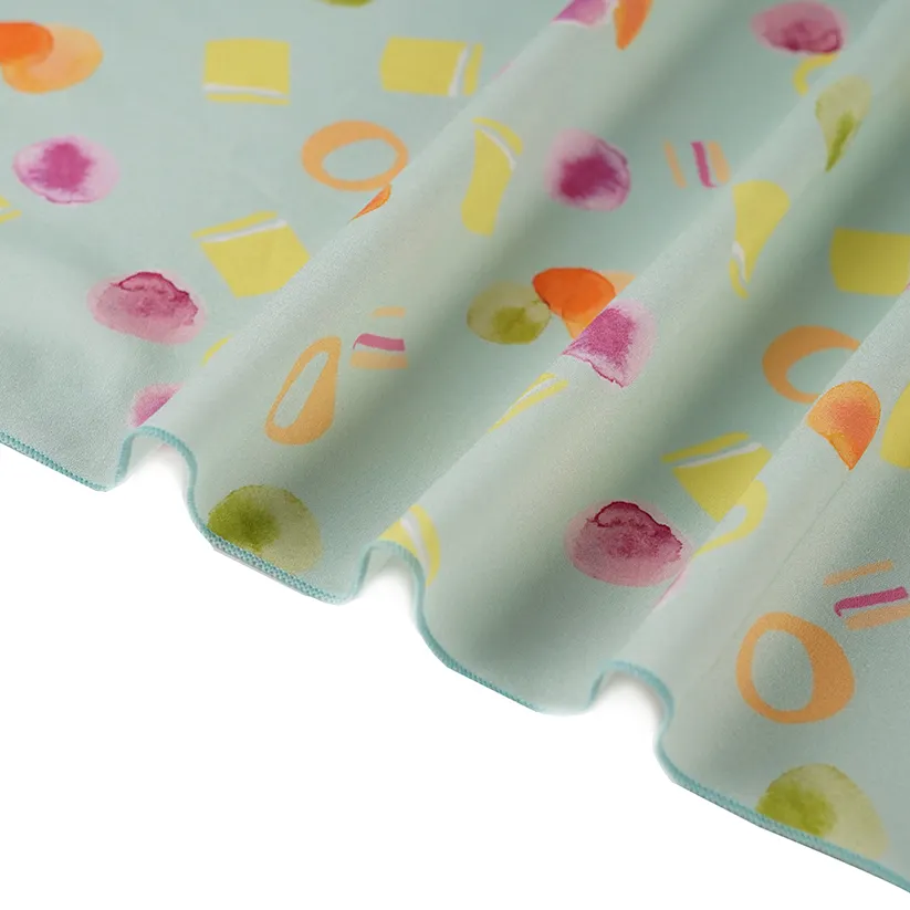 Экологически чистые хлопковые поплиновые ткани высокой плотности с принтом в маленькие точки для платья для девочек