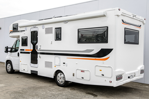 Ecocampor Hot Bán sợi thủy tinh Motorhome RV Caravan theo dõi Camper Vans với nhà bếp và lều để bán - Product Image 3