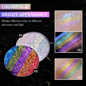 Сделать свой бренд логотип оптом пигментированные матовые блестки мерцание тени для век Private Label Customized DIY палитра теней для век - Product Image 6