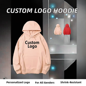 Sweat-shirt décontracté en polyester/coton avec logo personnalisé imprimé en relief, doublure en dessin animé, survêtement pour homme, broderie en polaire, sweat-shirts en vrac pour l'automne - Product Image 2