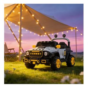 รถยนต์ไฟฟ้าสำหรับเด็ก 4 ล้อ รุ่น Ride Electric Smart พร้อมมอเตอร์คู่ 390 แรง แบตเตอรี่ 12V7Ah แอพควบคุมการเคลื่อนไหว ระบบเล่นเพลง MP3 ไฟแฟลช  วัสดุพลาสติก - Product Image 4