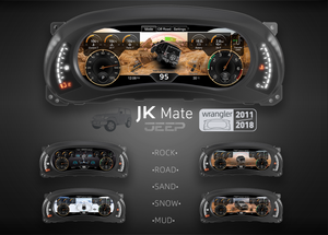 LU DI 新款吉普牧马人 JK 液晶数字仪表盘车速表即插即用高清显示屏 2011-2018 年 12 个月保修 - Product Image 4