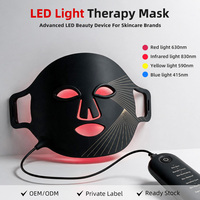 En stock 78 pièces Masque facial LED 5050 630nm 830nm 590nm 415nm Appareil de beauté rechargeable