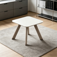 Table de réunion carrée, design petit et simple, convient à 2-3 personnes