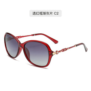 Lunettes de soleil classiques œil de chat pour femmes, polarisées UV400, monture complète, protection solaire tendance pour la conduite - Product Image 2