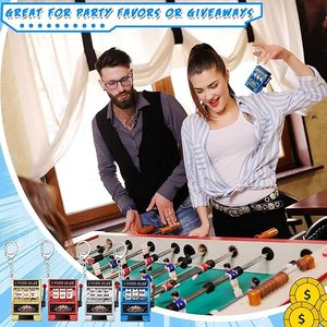 Porte-clés souvenirs de Las Vegas en gros, mini-breloques <span class=keywords><strong>machine</strong></span> <span class=keywords><strong>à</strong></span> <span class=keywords><strong>sous</strong></span> avec <span class=keywords><strong>rouleaux</strong></span> rotatifs, cadeaux de fête Kawaii, fournitures de remise de diplôme - Product Image 5