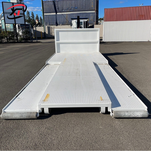 Caissons de camion à plateau plat de 2' avec option de plateau droit à queue d'aronde pour rampes pour les usines de fabrication, les restaurants, les hôtels - Product Image 1
