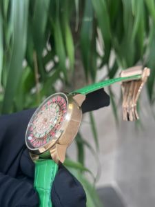 Montre mécanique de luxe, haute qualité, design ultra-détail, étanche, cadran vert, bracelet - Product Image 4