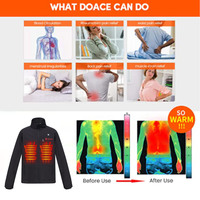 Veste coupe-vent unisexe d'hiver 3 en 1 en polaire, chaude, imperméable, zippée, pour la randonnée, le camping, la montagne, en softshell, résistante au vent