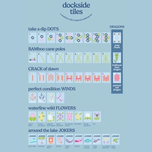 Tuiles de Mahjong de Luxe Style Lac du Sud, en Acrylique Mono-couche, Jeu Familial, Illustration Personnalisée, 160 Tuiles de Mahjong - Product Image 2