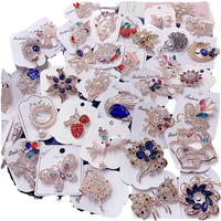 Broches tendance pour femmes, plaquées or, avec zircon coloré, imitation perle et motif Fritillaria, bijoux élégants en forme de fleur de paon, cadeau