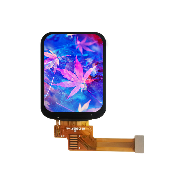 1.65 Inch 240*295 MCU Square TFT LCD Screen for Smart Watch 24Pin 1.65inch LCD Display Module Custom Touch Panel ST7789V3